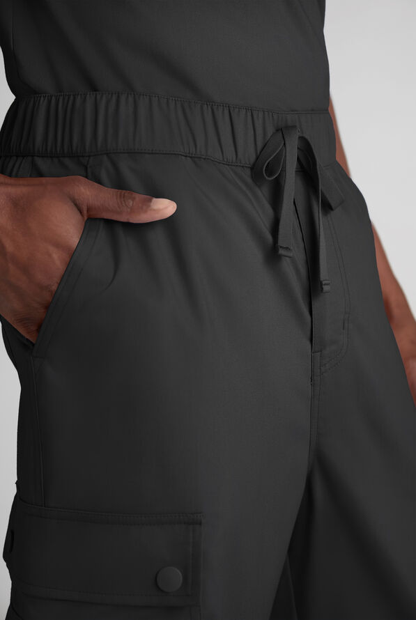 Advantage STRETCH Men's 10-Pocket Cargo Scrub Pant - Black - 4