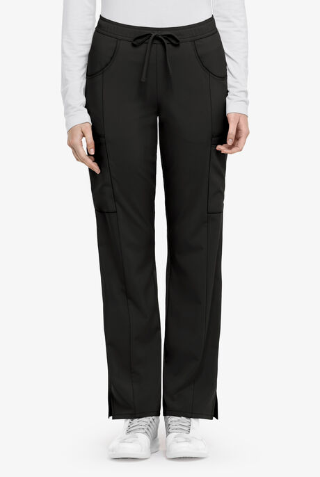 Dickies EDS Essentials Women's 7-Pocket STRETCH Drawstring Waistband Cargo  Scrub Pants