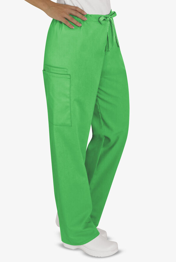 UA Best Buy Scrubs Unisex 3-Pocket Drawstring Pant - Gecko Green - 4