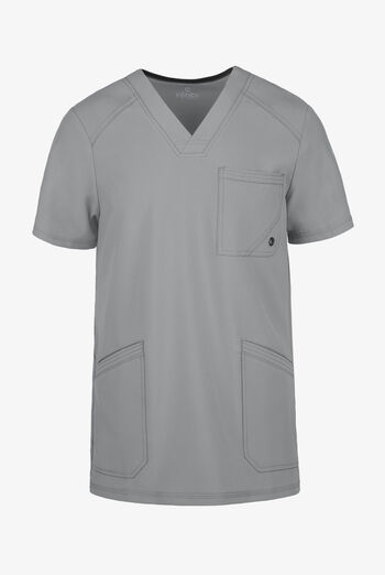 Camisa m&eacute;dica Cherokee Infinity con 2 bolsillos y paneles laterales de tejido para hombre 
