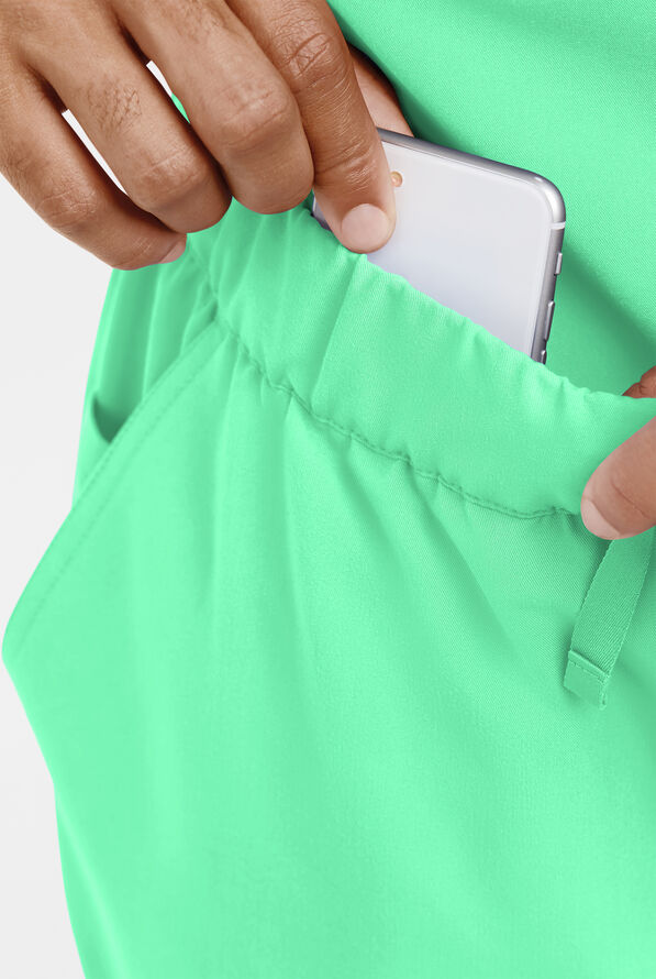 Pantal&oacute;n m&eacute;dico MOVEMENT by Butter-Soft STRETCH Hadar estilo cargo con 9 bolsillos para hombre - Neo Mint - 5