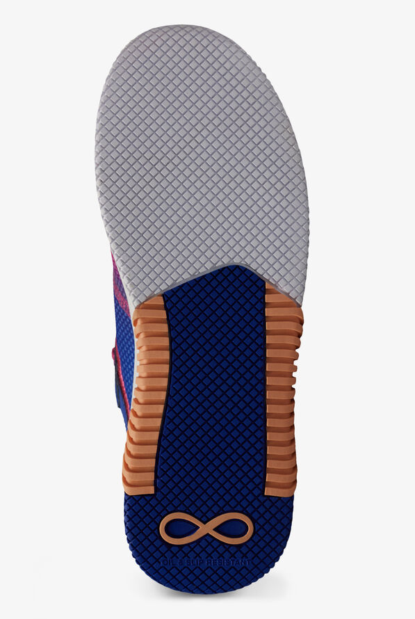 Infinity by Cherokee Women's Dart Lava Ombre Athletic Lace Up Nursing Shoes - null - 6