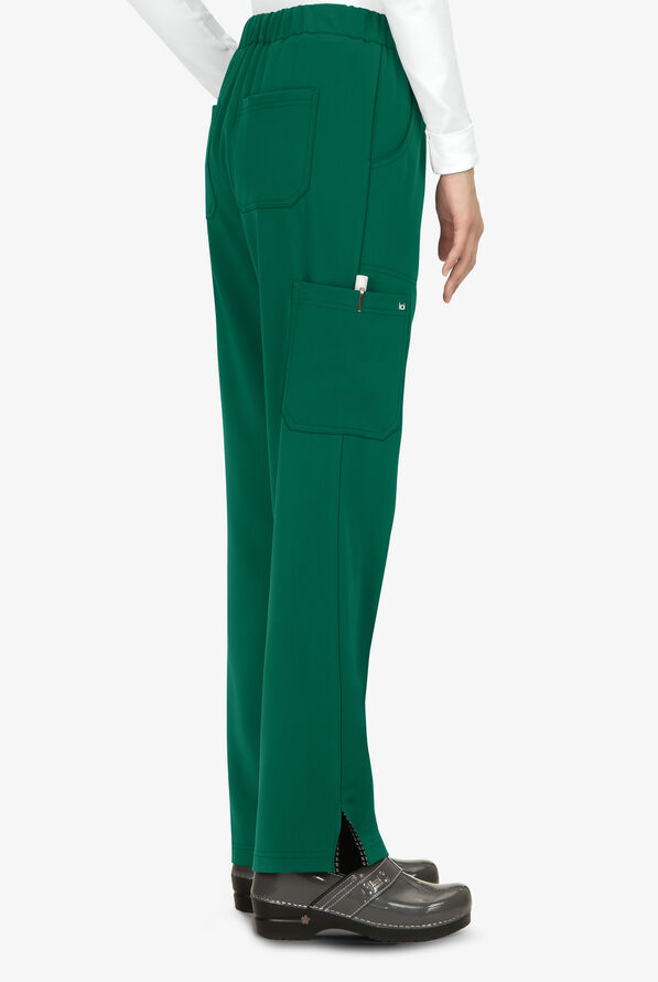 koi Next Gen Everyday Hero Women's 5-Pocket STRETCH Drawstring Cargo Scrub Pant - Hunter - 2