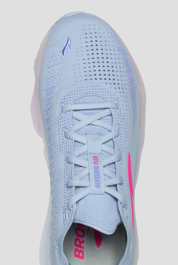 Zapatillas deportivas de enfermer&iacute;a Brooks Glycerin Flex Skyway/Cyber Pink/Blazing Bell con cordones para mujer - null - 2