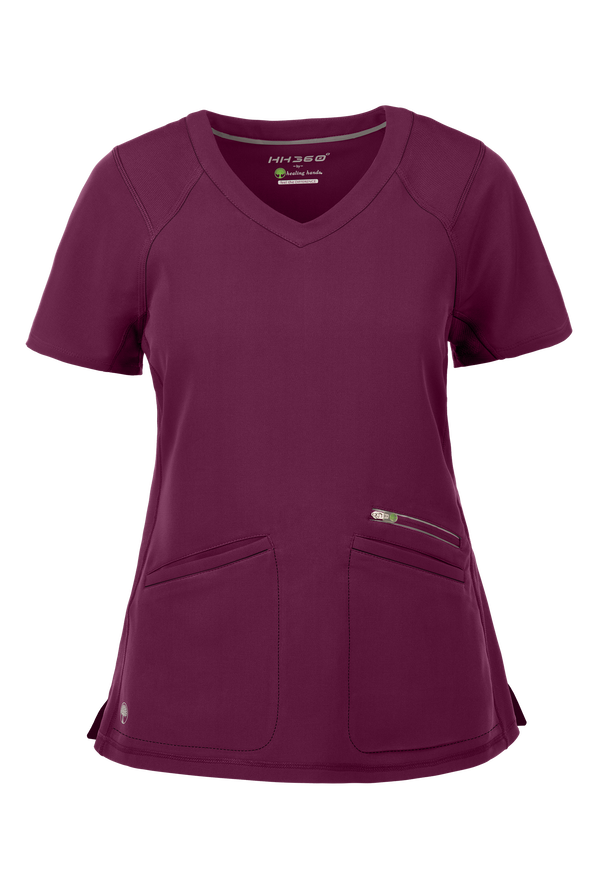 Healing Hands HH360 Serena VNeck Scrub Top Stretch Scrubs