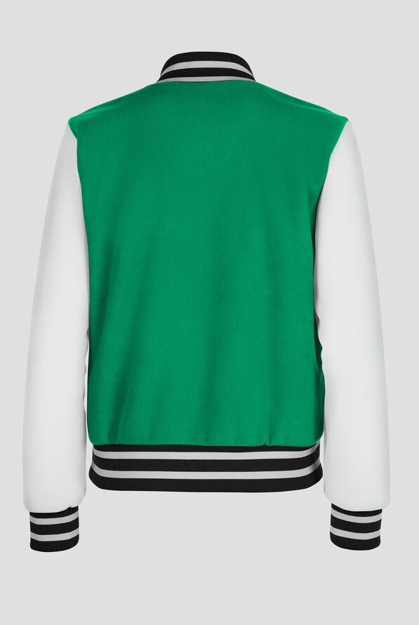 Infinity PURSUIT Women's 3-Pocket STRETCH Sports Bomber Scrub Jacket - Retro Green - 2