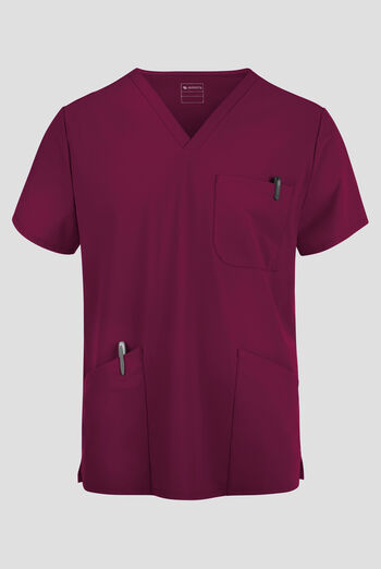 Camisa m&eacute;dica Infinity PURSUIT STRETCH con cuello en V y 3 bolsillos para hombre