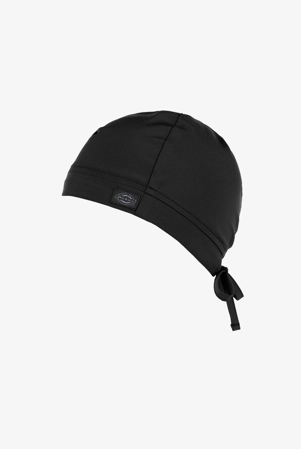 Dickies EDS Essentials Unisex Inner Terrycloth Scrub Hat - Black - 1