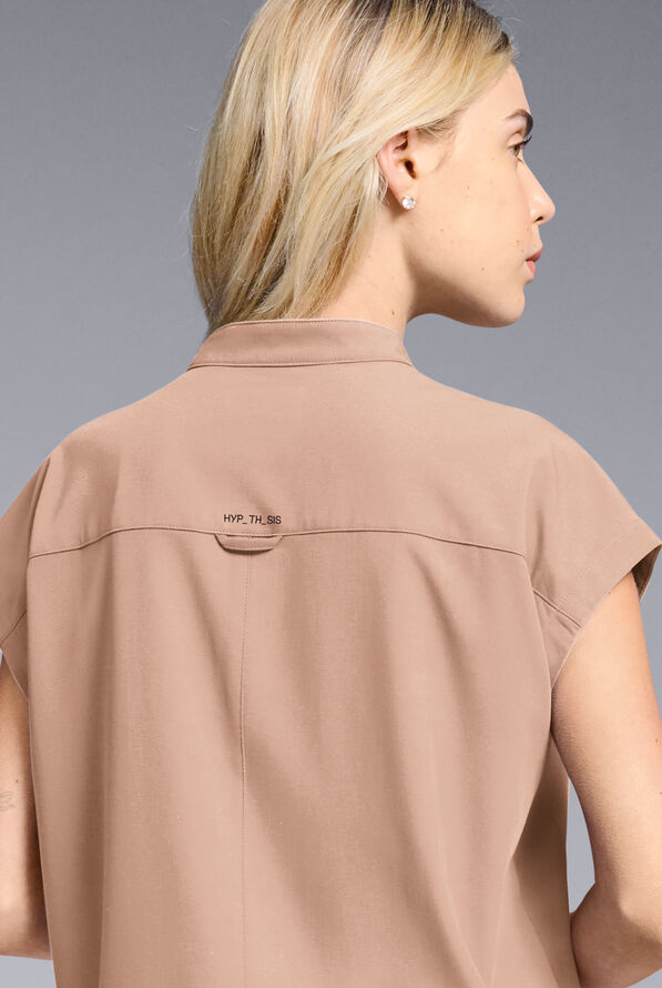 Blusa m&eacute;dica Hypothesis Meta de talla holgada con mangas dolm&aacute;n para mujer - Terra - 6