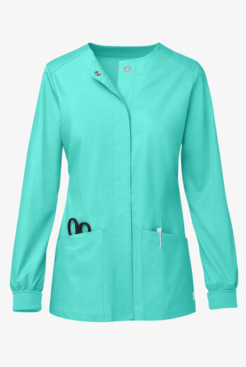 Butter-Soft STRETCH Women's 2-Pocket Long Sleeve Snap Front Scrub Jacket