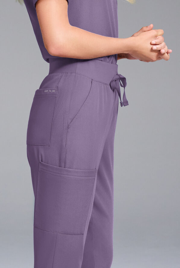 Hypothesis Women's Base 6-Pocket Jogger Scrub Pant - Purple Dusk - 5