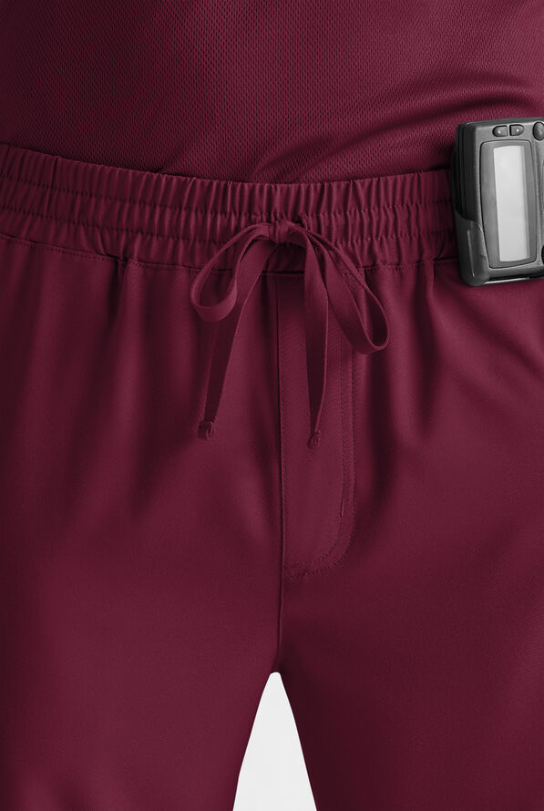 Easy STRETCH Men's Scrub Set - Wine - 7