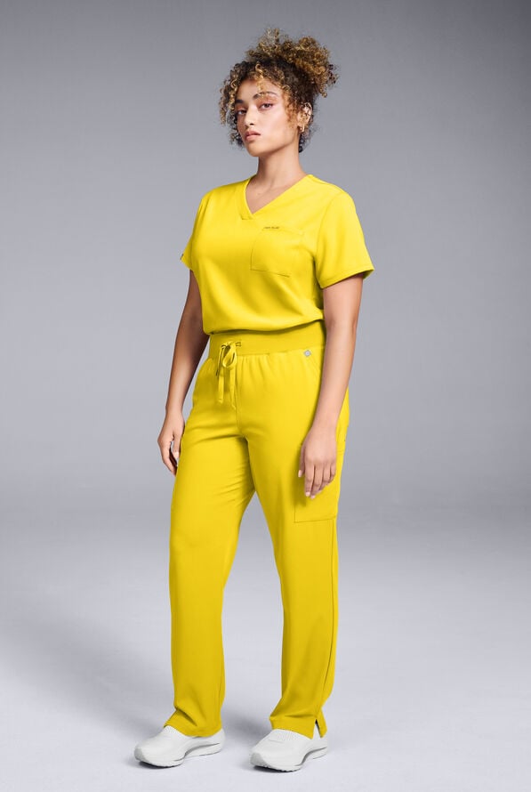 Blusa m&eacute;dica Hypothesis Base con cuello en V para mujer - Chroma - 5