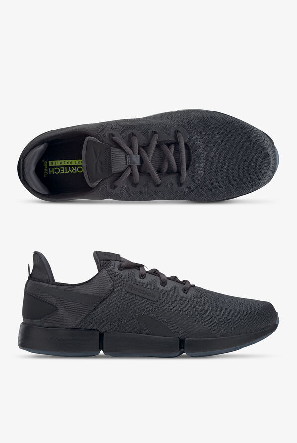 Reebok Men's Daily Fit Cold Grey/Core Black Athletic Lace Up Nursing Shoes - null - 1