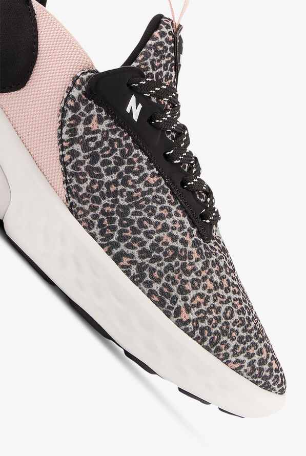 New Balance Women's Fresh Foam Roav X Elite Black/Pink Haze Athletic Lace Up Nursing Shoes - null - 3