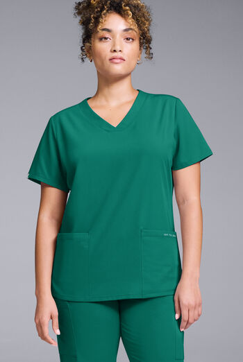Hypothesis Women's Base 3 Pocket V-Neck Scrub Top