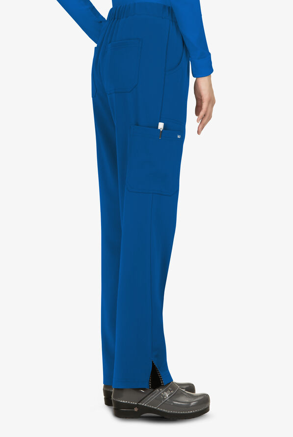 koi Next Gen Everyday Hero Women's 5-Pocket STRETCH Drawstring Cargo Scrub Pant - Petite - Royal - 2