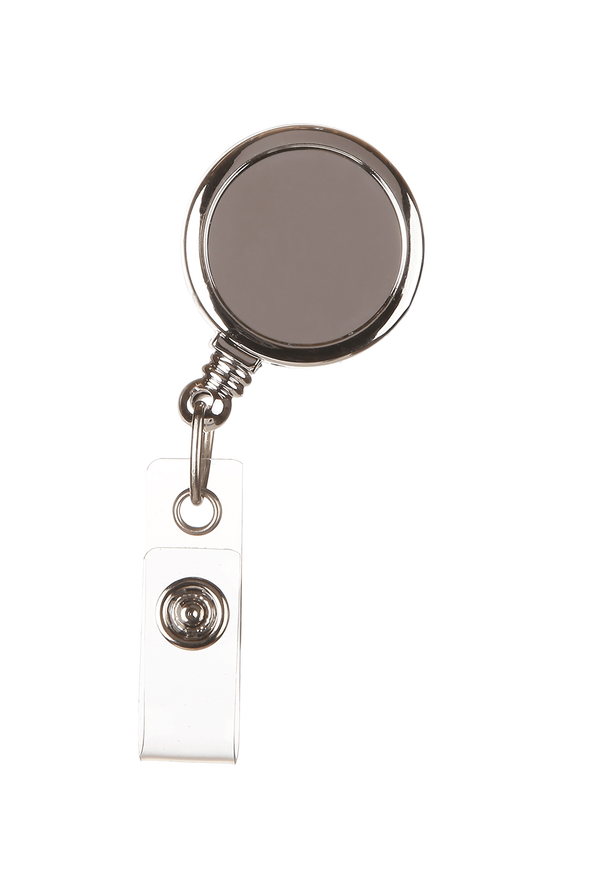 Porta credenciales retráctil Bonitas ID Avenue Basic - Silver - 1