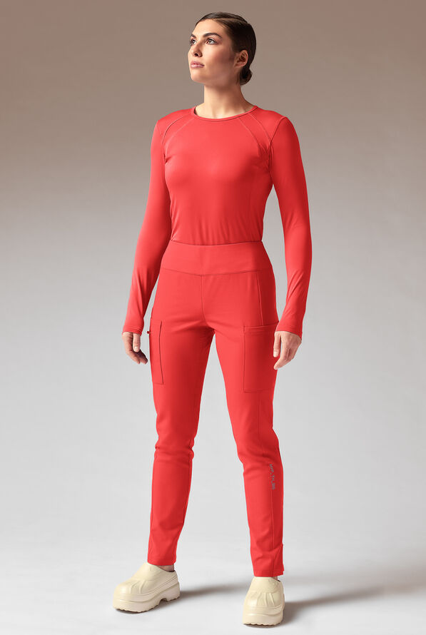 Hypothesis Dynama Y-Pant Women&rsquo;s 7-Pocket Yoga-Inspired Scrub Pant - Radiant - 3