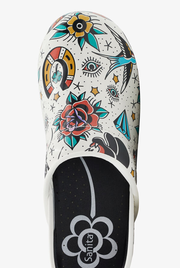 Sanita Women's Professional Rockabilly Nursing Clogs - null - 2