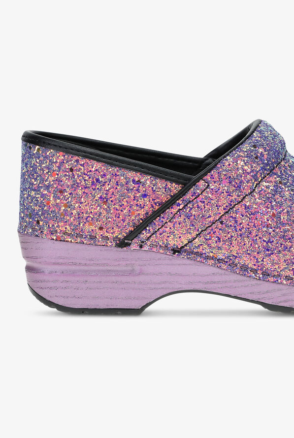 Dansko Women's Professional Lilac Glitter Clog - null - 4