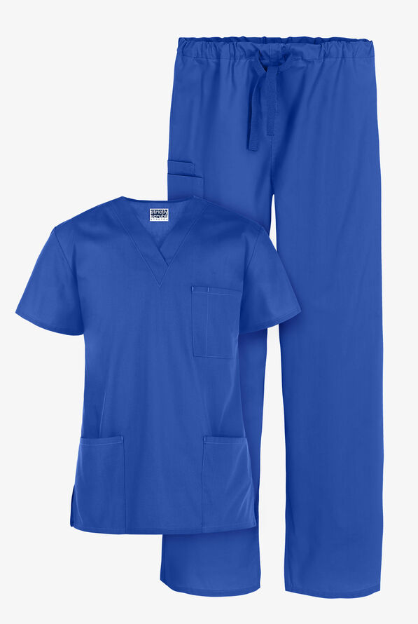 UA Strictly Scrubs Unisex Scrub Set - Royal - 1
