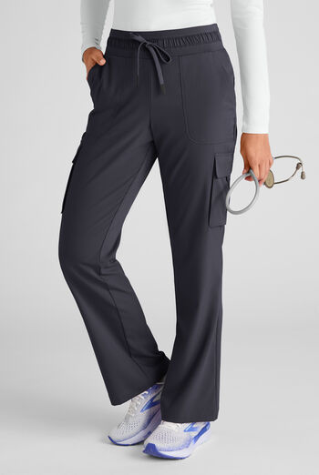 Pantal&oacute;n m&eacute;dico Grey's Anatomy by Barco Emerge Parker STRETCH con piernas anchas estilizadas y 4 bolsillos para mujer