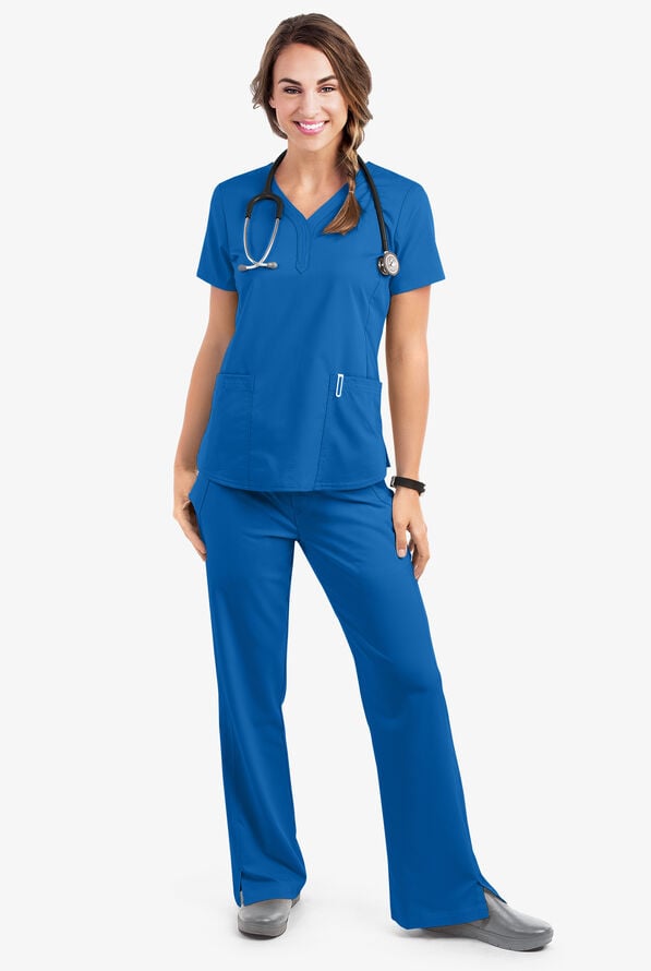 Healing Hands Purple Label Taylor Women's 2-Pocket STRETCH Scrub Pants - Petite - Galaxy - 2