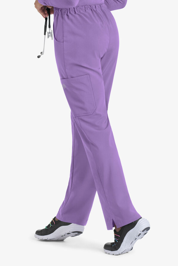 Pantalón médico Easy STRETCH Tall Eden con cordón y 4 bolsillos para mujer - Ultraviolet Light - 2
