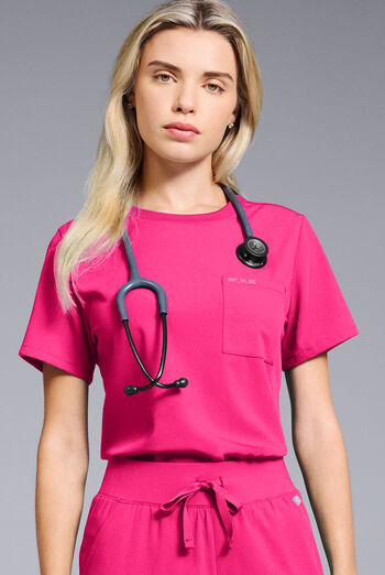 Hypothesis Women's Base Crew-Neck Tuck-In Scrub Top