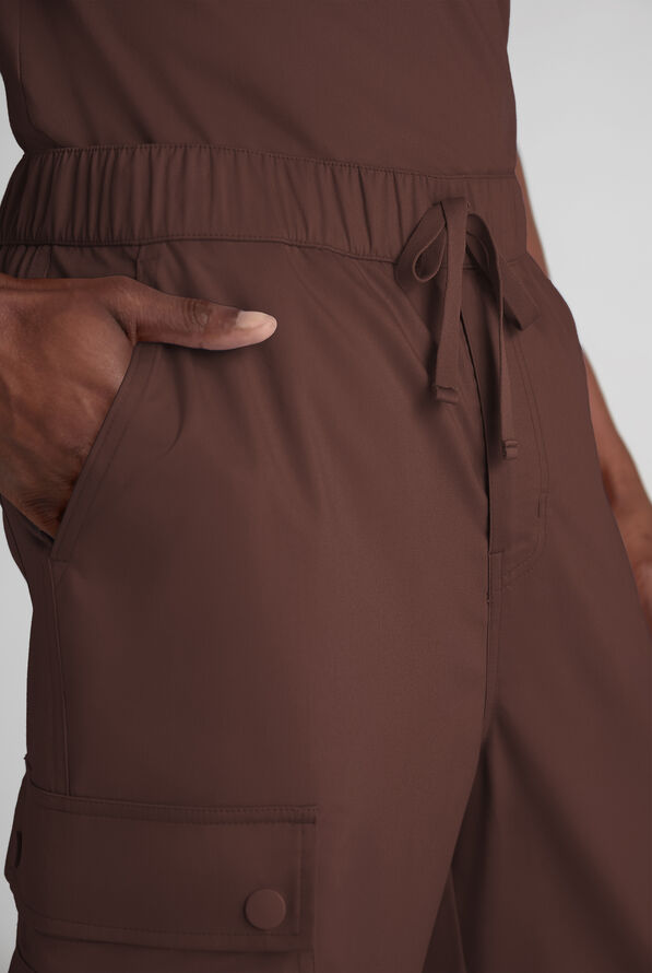 Pantalón médico UA Advantage STRETCH estilo cargo con 10 bolsillos para hombre - French Roast - 4
