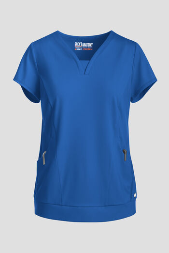 Blusa m&eacute;dica Grey's Anatomy by Barco Spandex Knit Motivate STRETCH con cuello en V y 2 bolsillos para mujer