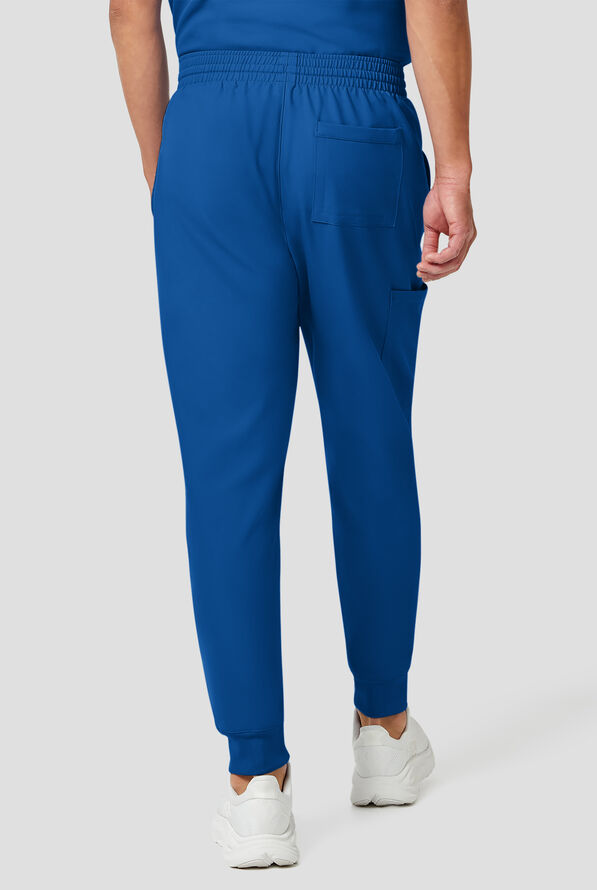 Pantal&oacute;n m&eacute;dico Cherokee Workwear Originals Ultra estilo jogger con cord&oacute;n y 4 bolsillos para hombre - Royal - 2