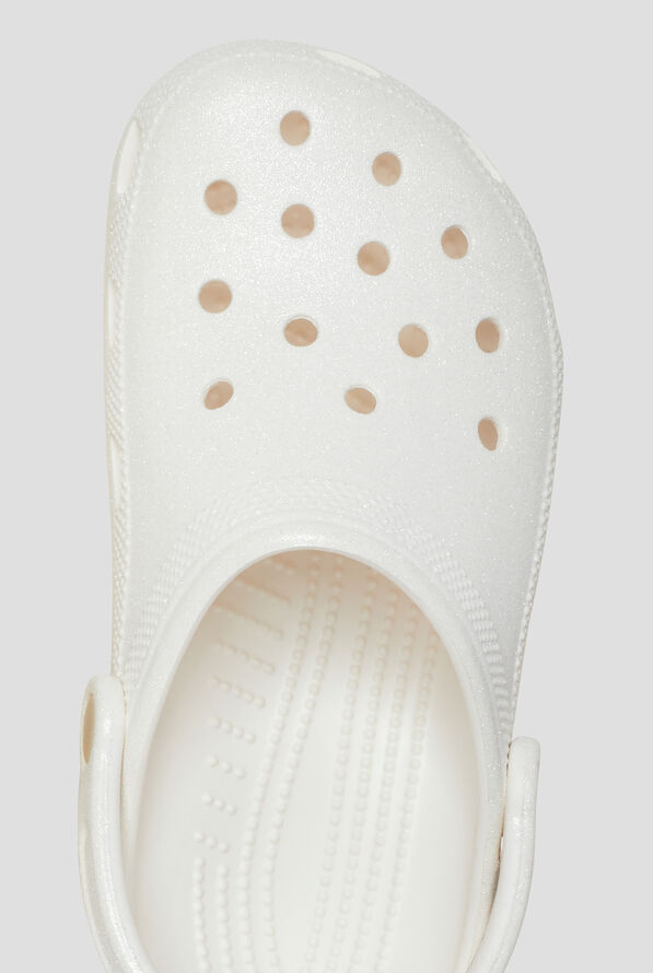 Zuecos Crocs™ Classic White Glitter para mujer - White - 2