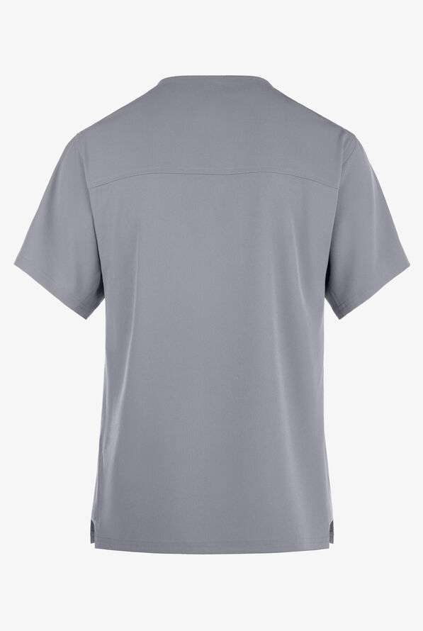 Skechers by Barco Structure Men's 1-Pocket STRETCH V-Neck Scrub Top - Moonstruck - 3