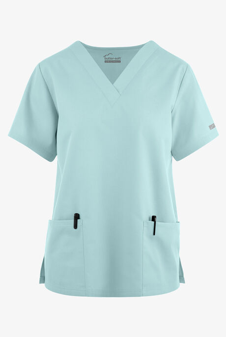 Butter-Soft Originals Women's 2-Pocket V-Neck Scrub Top