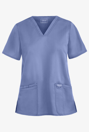 Cherokee Workwear Revolution Women's 3-Pocket STRETCH V-Neck Scrub Top