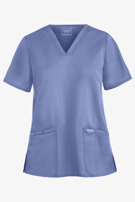 Cherokee Workwear Revolution Women's 3-Pocket STRETCH V-Neck Scrub Top