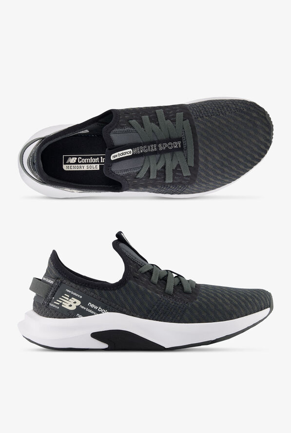 New Balance Women's Dynasoft Nergize Sport V2 Black/White Athletic Lace Up Nursing Shoes - null - 1