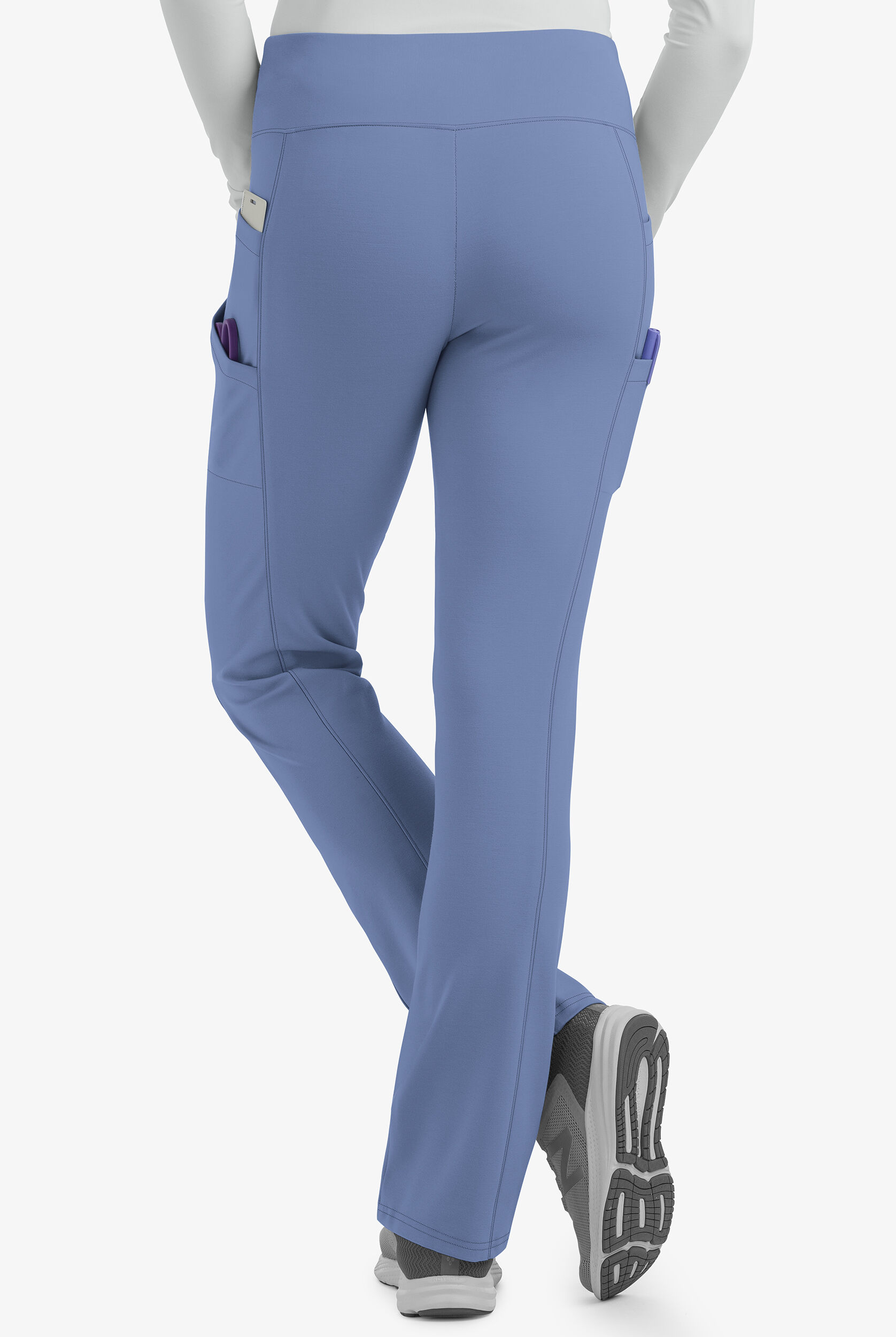 Pantalón médico Lauderdale By UA Del Largo petite estilo yoga, Pantalones  de Enfermería
