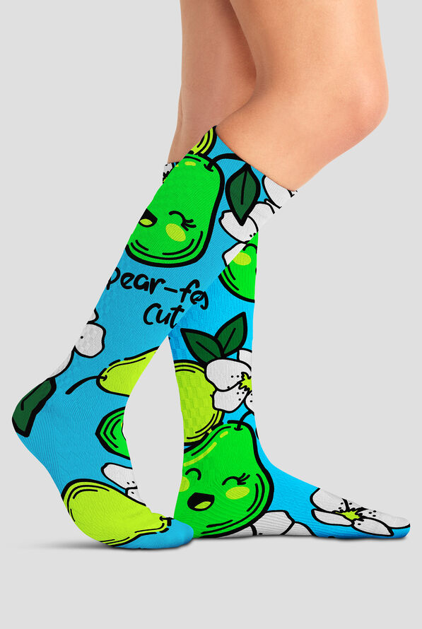 Cherokee Women's Pearfectly Cute 10-15 mmHg Light Compression Socks - null - 1