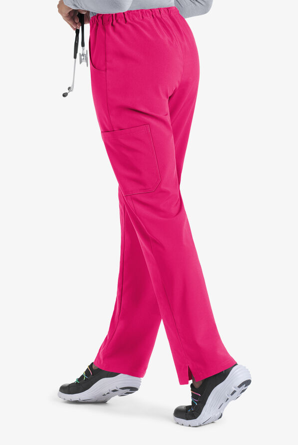 Pantalón médico Easy STRETCH Tall Eden con cordón y 4 bolsillos para mujer - Flirt - 2