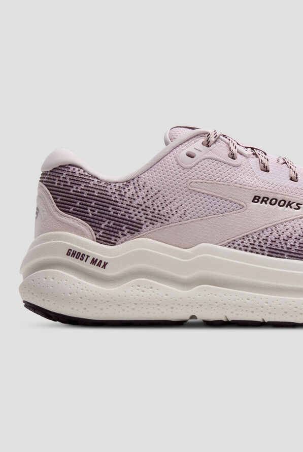 Brooks Women's Ghost Max 2 Orchid Ice/Plum/Coconut Athletic Lace Up Shoes - null - 4