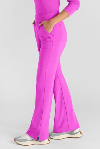 Easy STRETCH Sydney Women's Flare Leg Scrub Pants &ndash; 2-Piece Jumpsuit Bottom