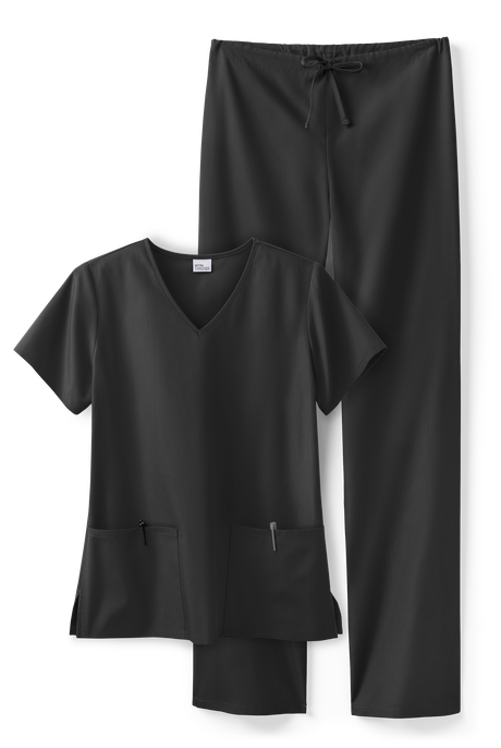 Conjunto unisex de uniforme médico Vital Threads con cuello en V y 3 bolsillos