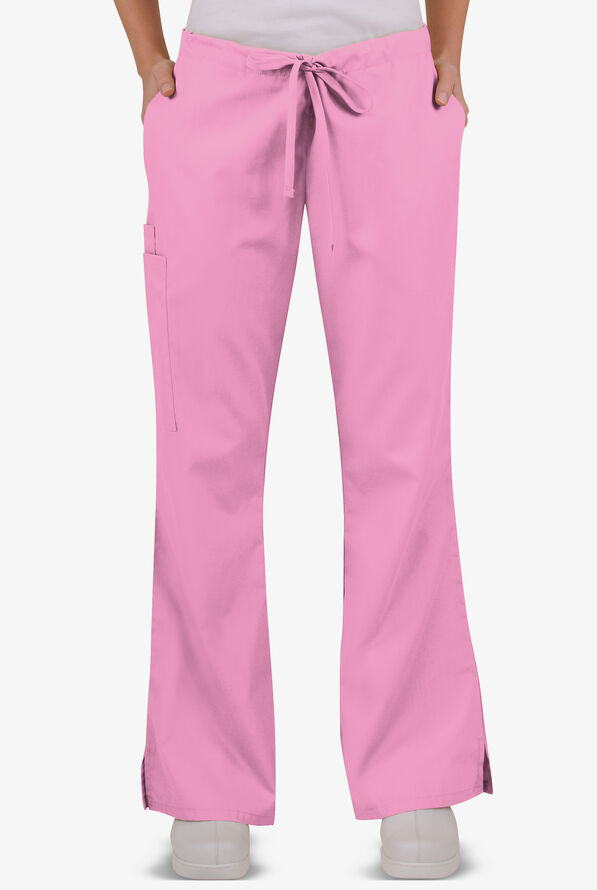 UA Best Buy Scrubs Women’s 5-Pocket Drawstring Pants - Tall - Pink - 1