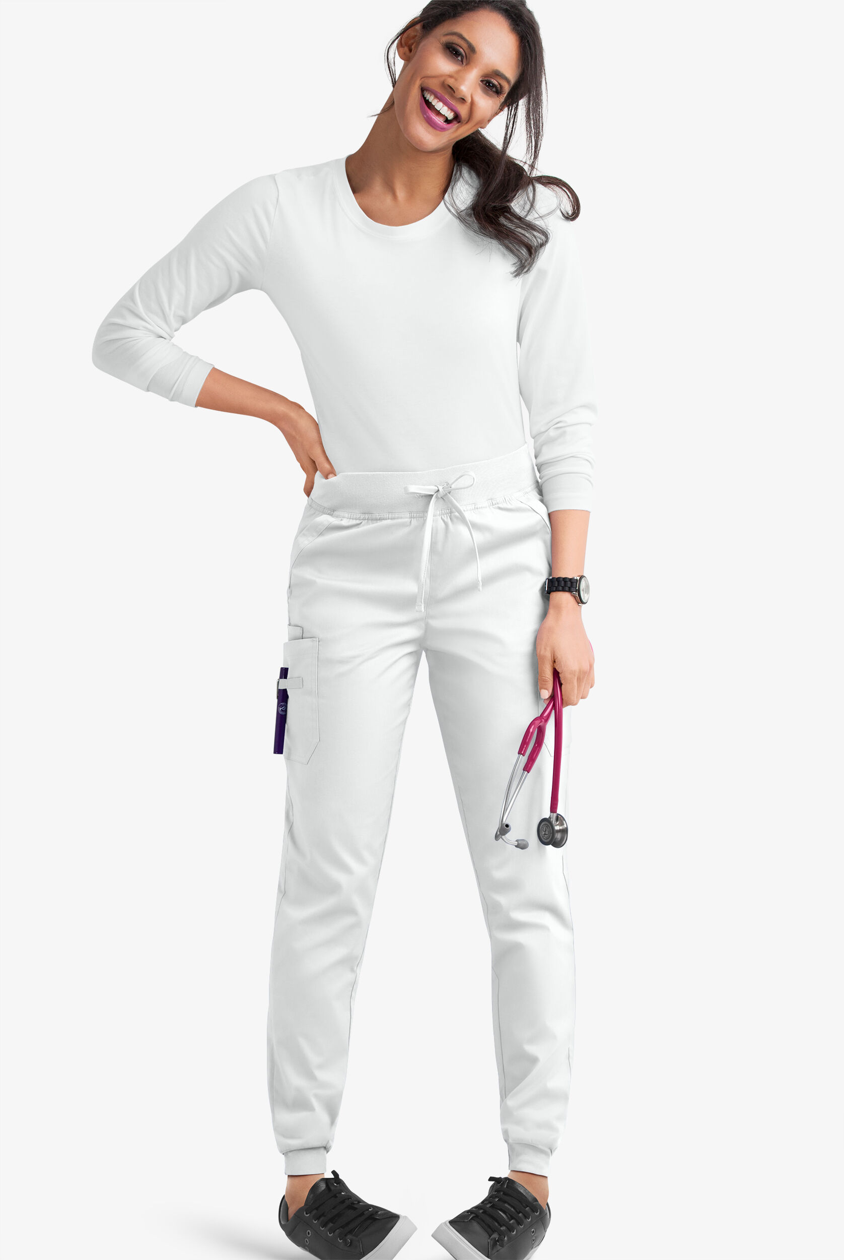 UA Butter-Soft STRETCH Cargo Jogger Scrub Pants | Athleisure Scrubs