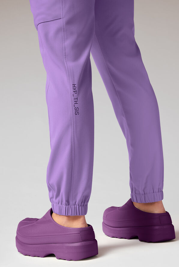 Hypothesis Cache Women’s 6-Pocket Jogger Scrub Pant - Ultraviolet Light - 4