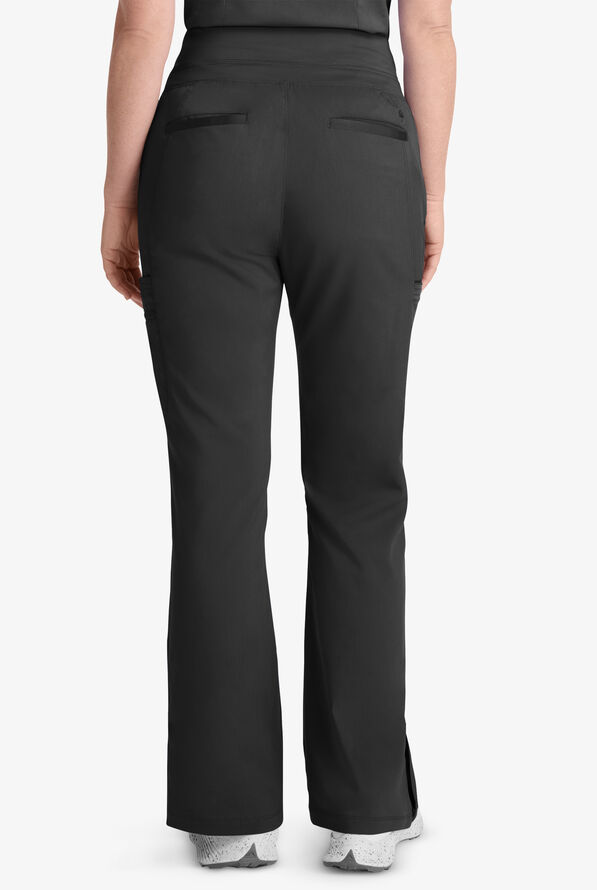 Pantal&oacute;n m&eacute;dico Healing Hands Purple Label Tina STRETCH estilo yoga con 8 bolsillos para mujer - Black - 3