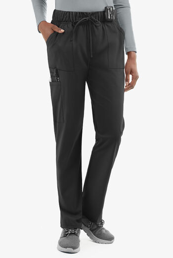 Pantal&oacute;n m&eacute;dico Cherokee Workwear Professionals Active de tiro medio con piernas pitillo y 5 bolsillos para mujer